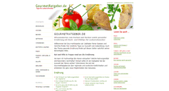 Desktop Screenshot of gourmetratgeber.de