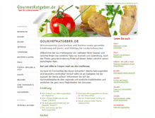 Tablet Screenshot of gourmetratgeber.de